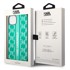 KARL LAGERFELD Zaštitna futrola Monogram Stripe, za iPhone 14 Plus 6,7", zelena